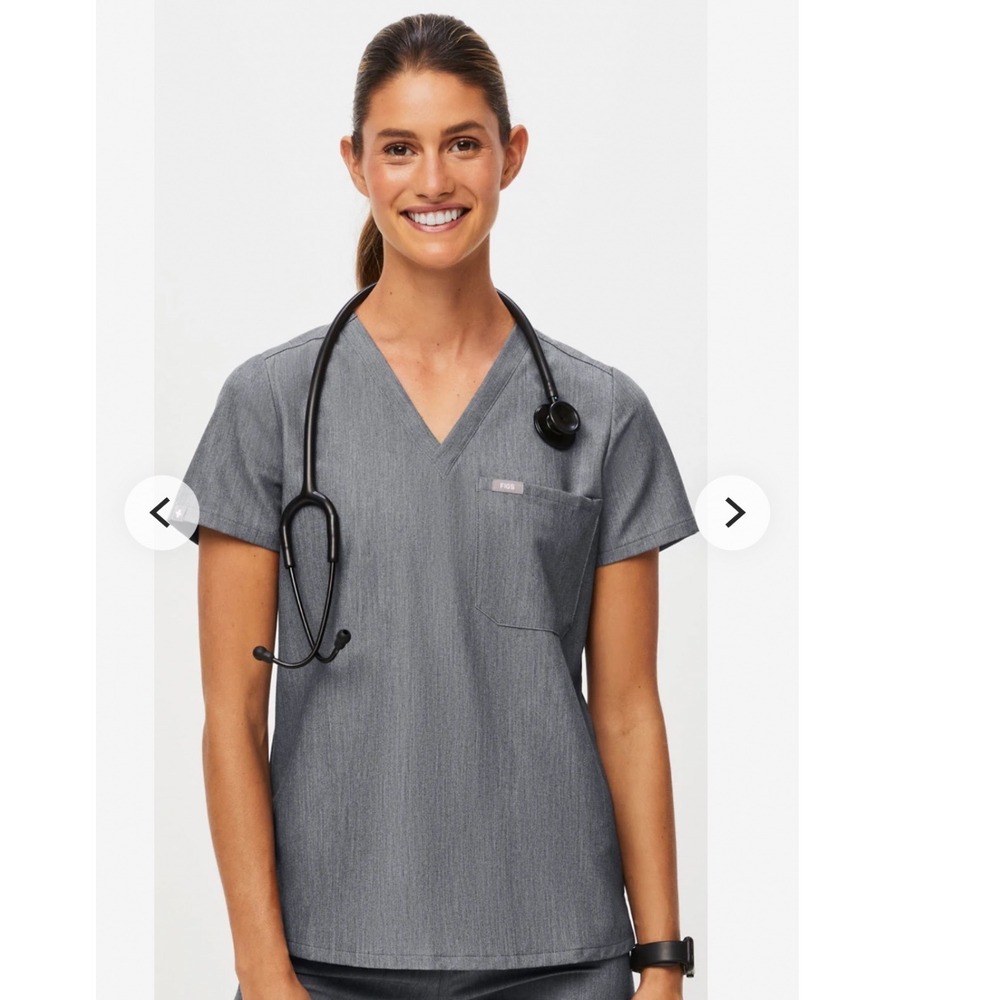 FIGS Catarina One Pocket Scrub Top Medium workwear hospital nurse‎